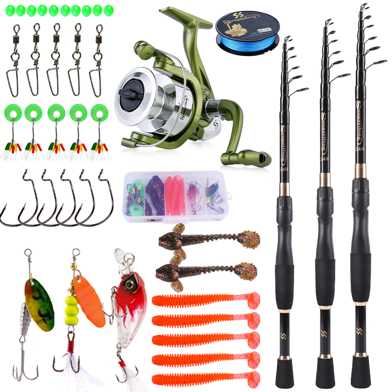Sougayilang Telescopic Fishing - Fishing Rod Combo review and price